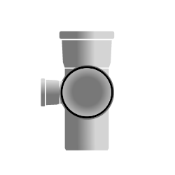 Крестовина 2-х пл. 110х110х50х90лев. внутр.