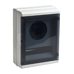 69031П Тусо Корпус ЩК о/п на 12 мод.с двер.370х275х135мм прозр.крышка