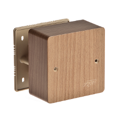 65015-08М Тусо Коробка универсальная для кабель-каналов, 85х85х45мм(дуб на темной основе)