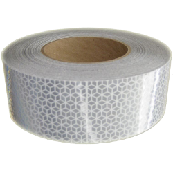 Световозвращающая лента, БЕЛАЯ, 50мм*50м, REFLEXITE VC104+ Rigid Grade