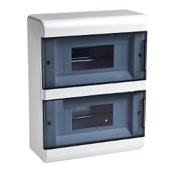 68018К Тусо Щиток о/п на 18 мод. c 2-мя дв. 222х277х93мм (коричневый)