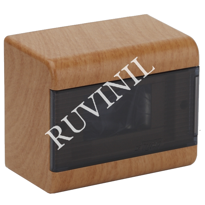 68026-38М Тусо Модульный щиток для 6 АВ О/У 160х132х93 с дверцей бук