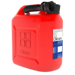 Канистра ГСМ 5 л пластиковая, красная