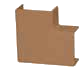 Поворот на 90° для РКК коричневый Поворот на 90° для РКК-40х25 коричневый