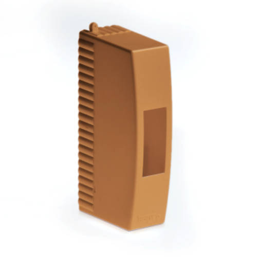 68001К Тусо Щиток о/п на 1 модуль 130х50х65мм (коричневый)