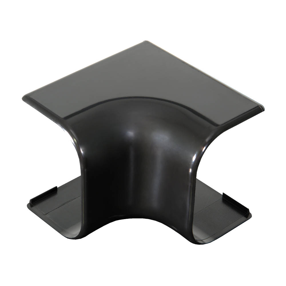 Угол внутренний для кабель-канала 74х55 черный