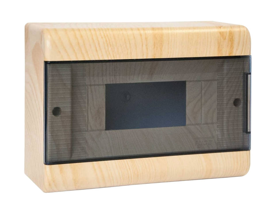 68029-27М Тусо Щиток о/п на 9 мод. с двер. 222х160х93мм, сосна на светлой основе