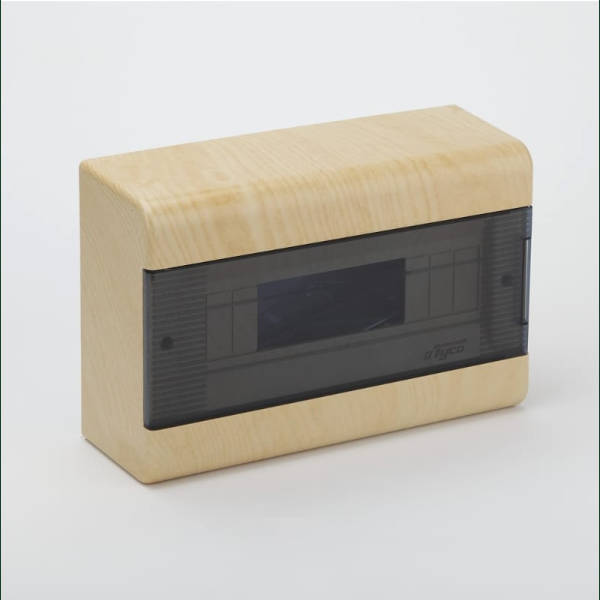 68012-27М Тусо Щиток о/п на 12 мод. с двер. 280х190х93мм, сосна на светлой основе