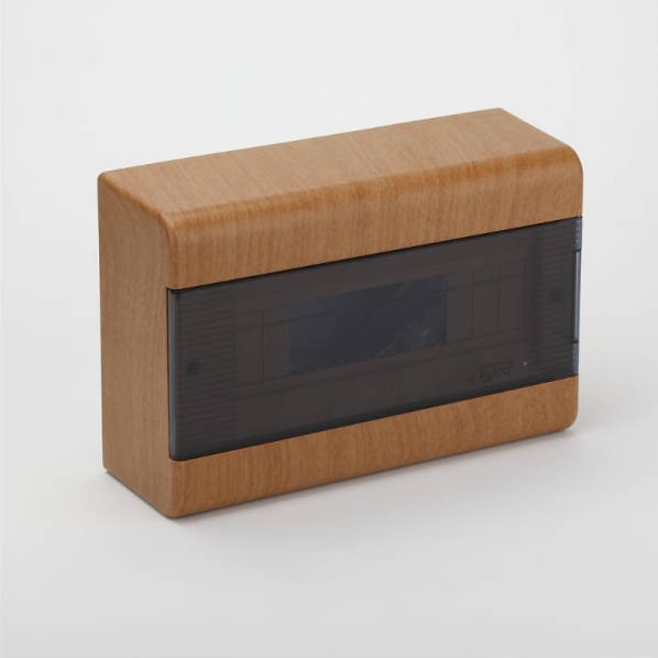 68012-38М Тусо Щиток о/п на 12 мод. с двер. 280х190х93мм, бук на светлой основе